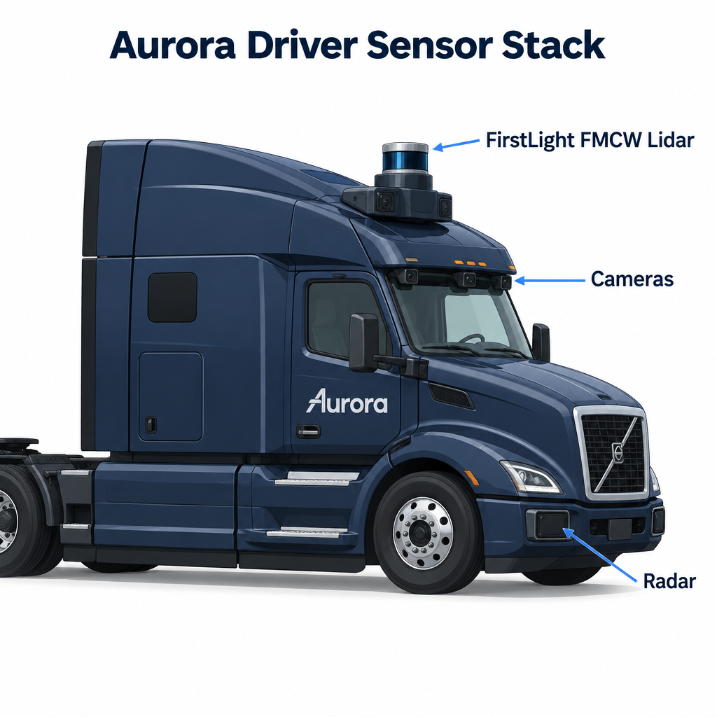 Aurora Driver Sensor Stack Diagram