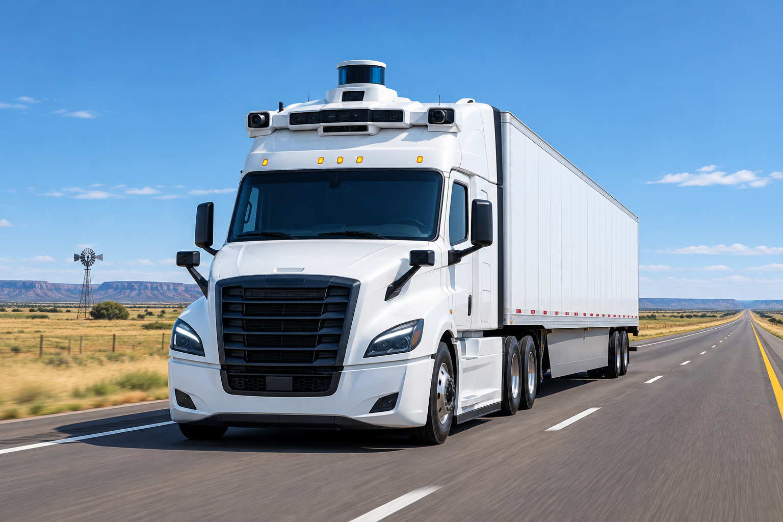Aurora Self-Driving Truck Hero