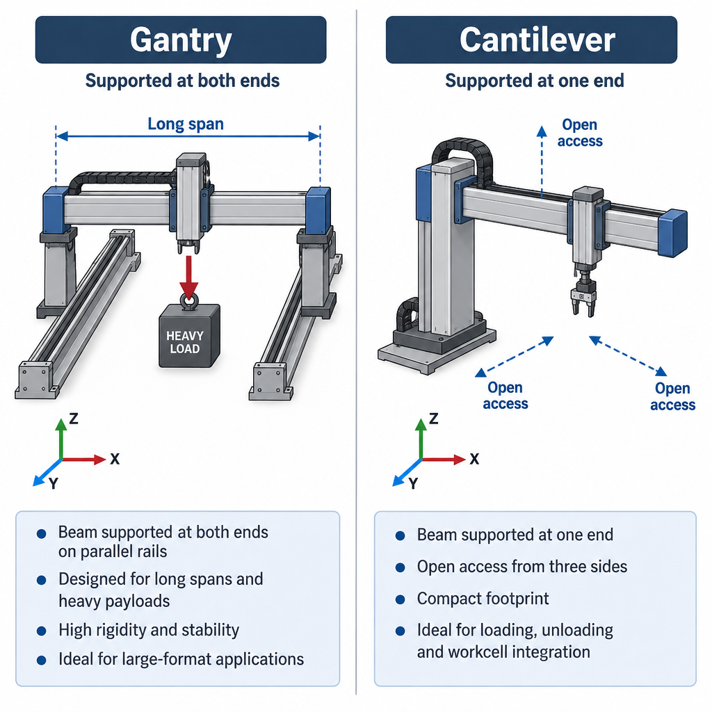 Gantry vs Cantilever Comparison