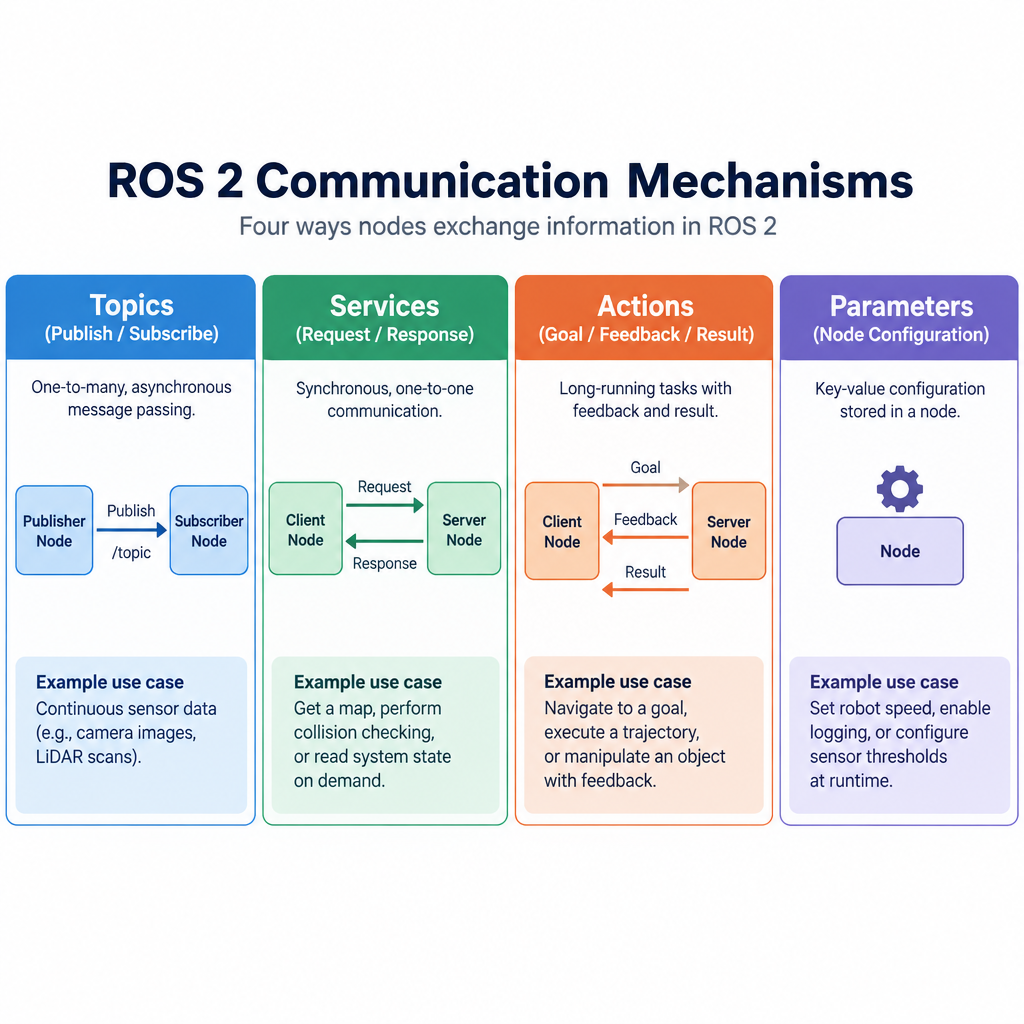 ROS 2 Node Communication Diagram